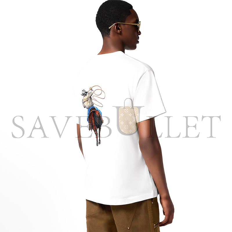 l0vis Vvtt0n graphic embroidered cotton t-shirt 1afxnm